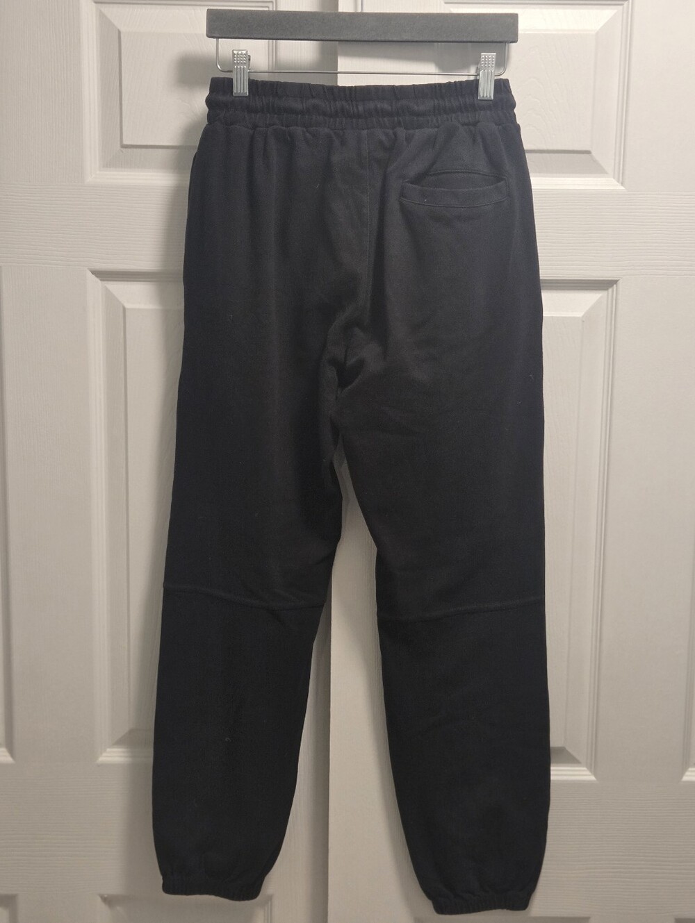 YoungLA Black Jogger Sweatpants with Subtle Script Logo Size Medium - Picture 3 of 4